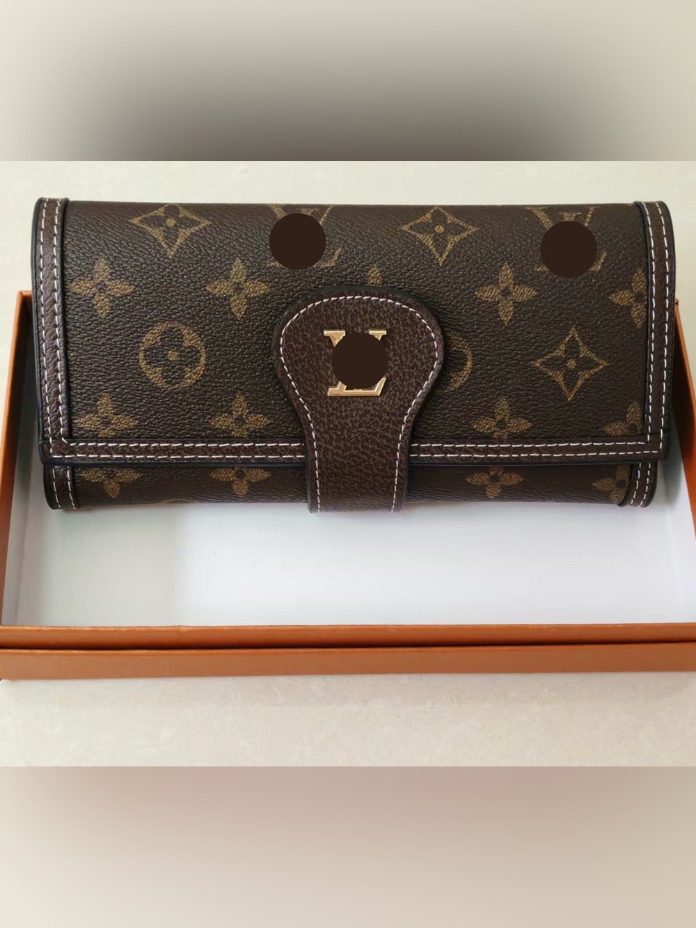 New women’s brown fashion wallet